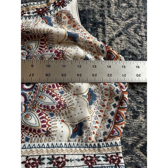 Heart Soul Dress M Boho Hippie Stretch Knit Artsy Halter Maxi Festival Sundress - Picture 7 of 8